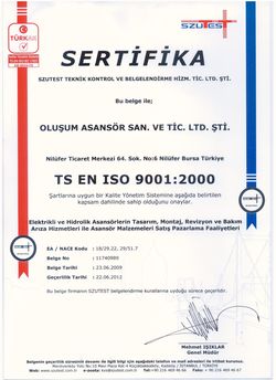 ISO 9001:2000 ISO 9001:2000